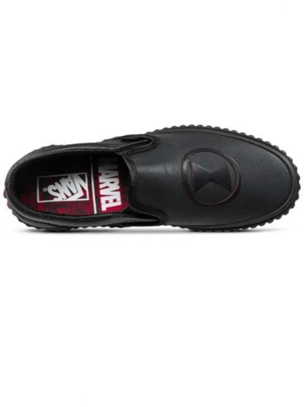 VANS Classic Slip-On Marvel Black Widow Black Mens US 7.5 VN0A38F7U7K